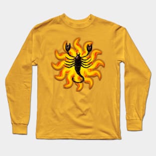 Fiery Scorpio Long Sleeve T-Shirt